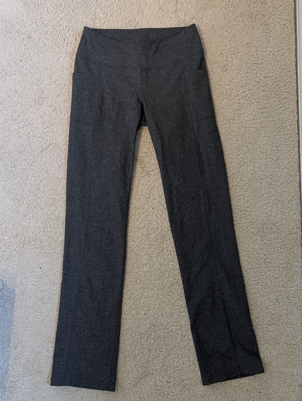 Skechers Charcoal Grey Gray Stretch Athletic Pants S, 31 Inseam, Pockets